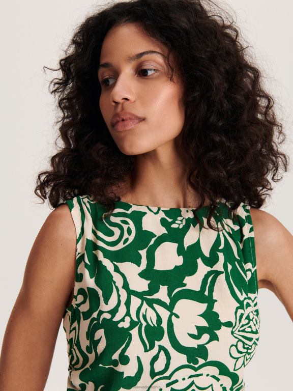 multicolor Reserved femei îmbrăcăminte bluză cu spatele deschis 648HZ272