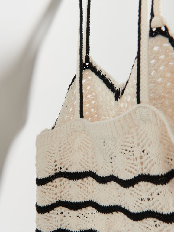 multicolor Reserved femei îmbrăcăminte bluză din jerseu croșetat 648HZ351