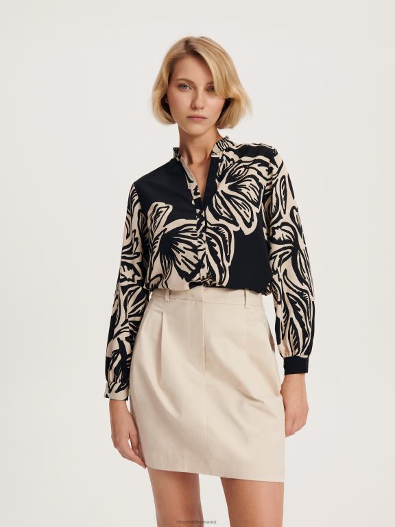 multicolor Reserved femei îmbrăcăminte cămașă cu model 648HZ8