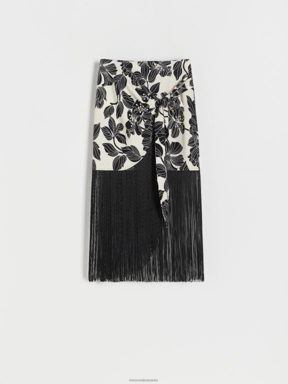 multicolor Reserved femei îmbrăcăminte fusta cu imprimeu floral 648HZ817