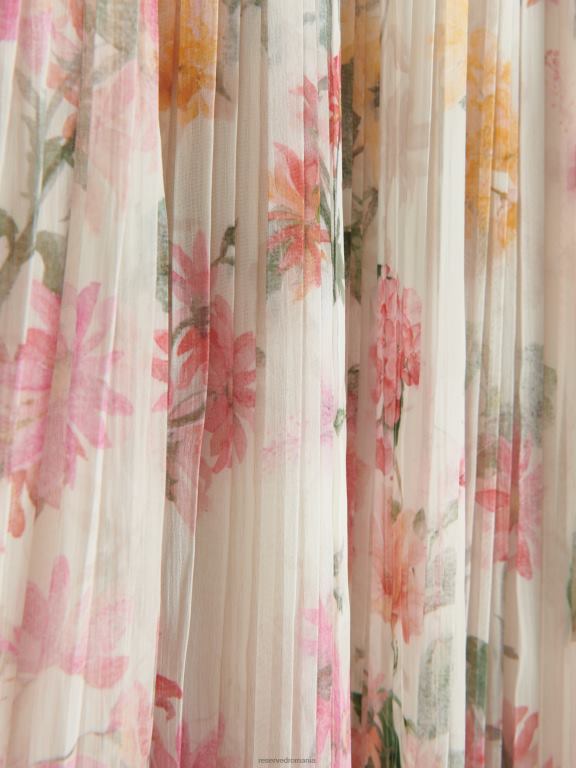 multicolor Reserved femei îmbrăcăminte fusta midi plisata 648HZ4