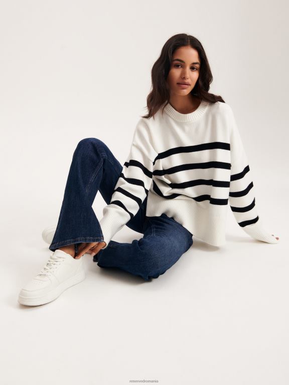 multicolor Reserved femei îmbrăcăminte jumper cu dungi 648HZ906