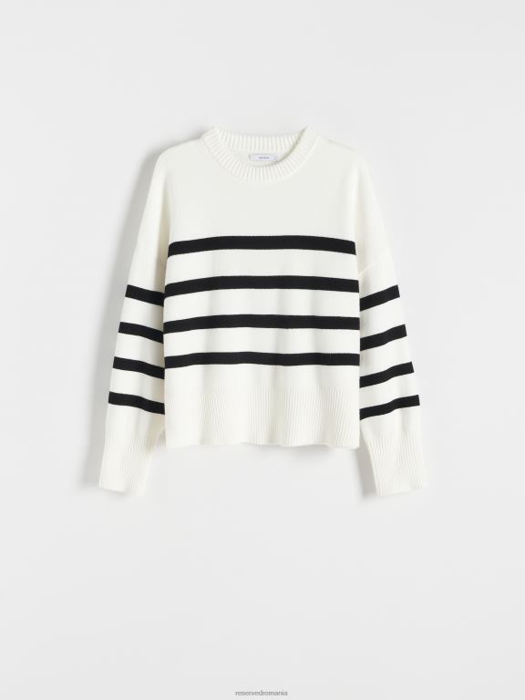 multicolor Reserved femei îmbrăcăminte jumper cu dungi 648HZ906