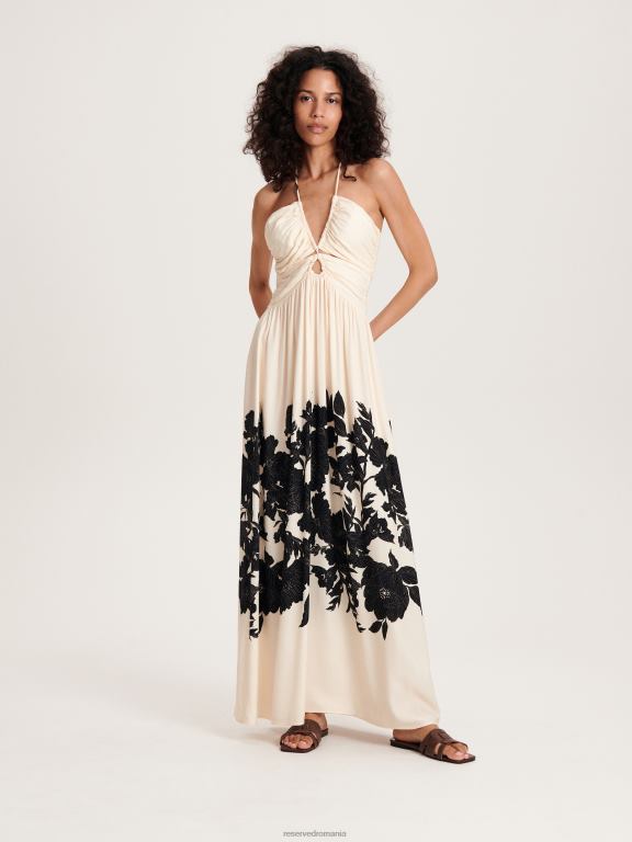 multicolor Reserved femei îmbrăcăminte rochie cu imprimeu floral 648HZ19