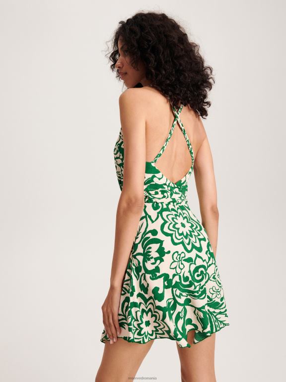 multicolor Reserved femei îmbrăcăminte rochie mini bogată în viscoză 648HZ231