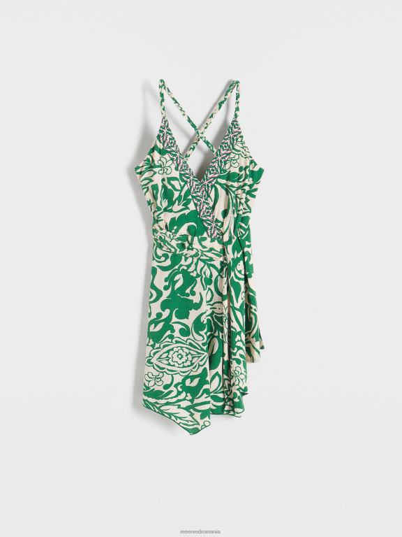 multicolor Reserved femei îmbrăcăminte rochie mini bogată în viscoză 648HZ231