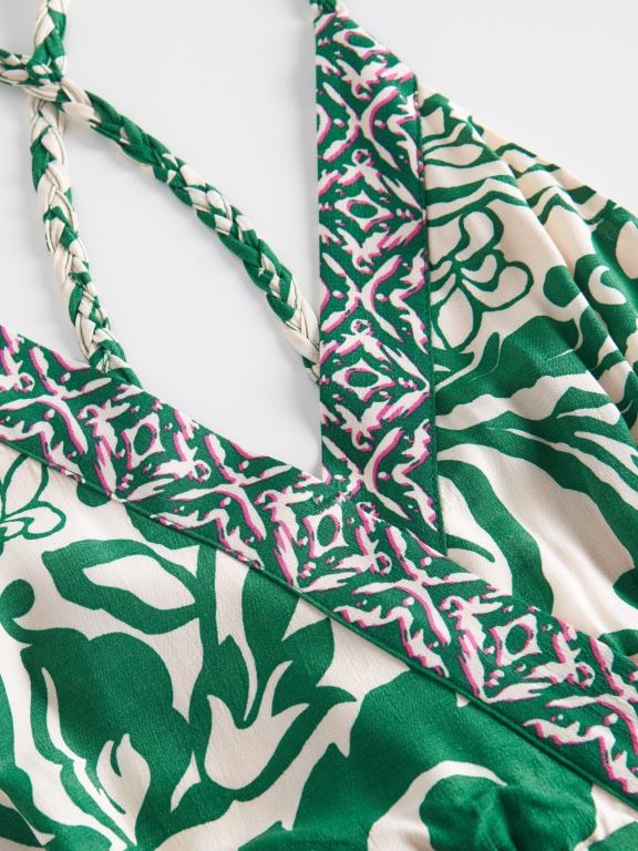 multicolor Reserved femei îmbrăcăminte rochie mini bogată în viscoză 648HZ231