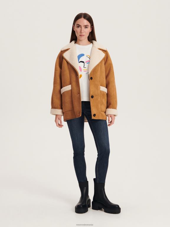 multicolor Reserved femei îmbrăcăminte tricou din bumbac 648HZ375