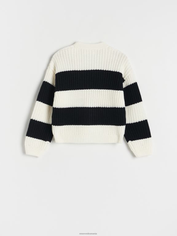 multicolor Reserved fetelor îmbrăcăminte cardigan cu dungi 648HZ2006