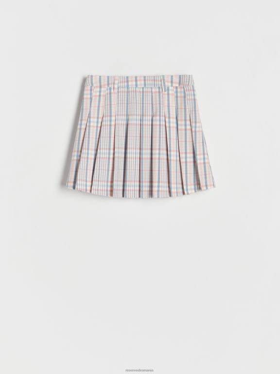 multicolor Reserved fetelor îmbrăcăminte fusta plisata in carouri 648HZ1724