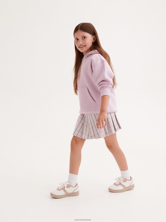 multicolor Reserved fetelor îmbrăcăminte fusta plisata in carouri 648HZ1954