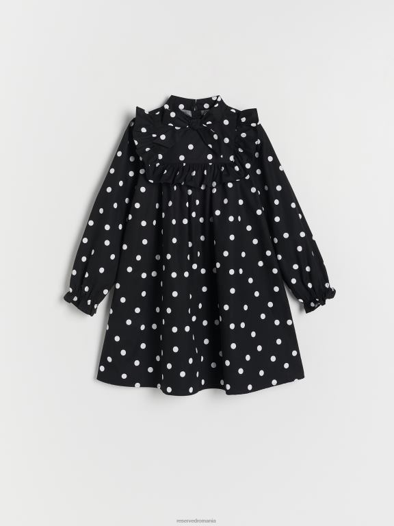 multicolor Reserved fetelor îmbrăcăminte rochie cu fundita 648HZ1773