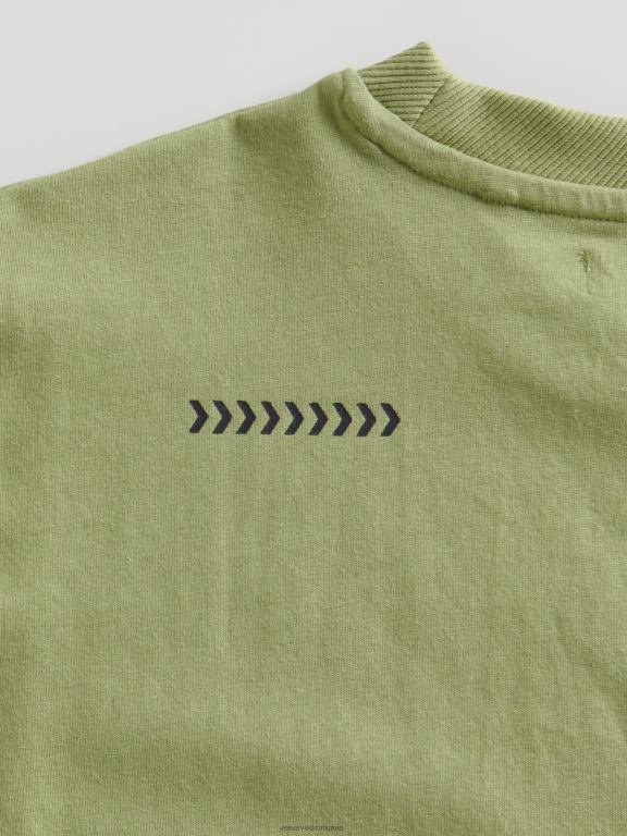 măsline Reserved băieți îmbrăcăminte tricou supradimensionat cu imprimeu 648HZ2046