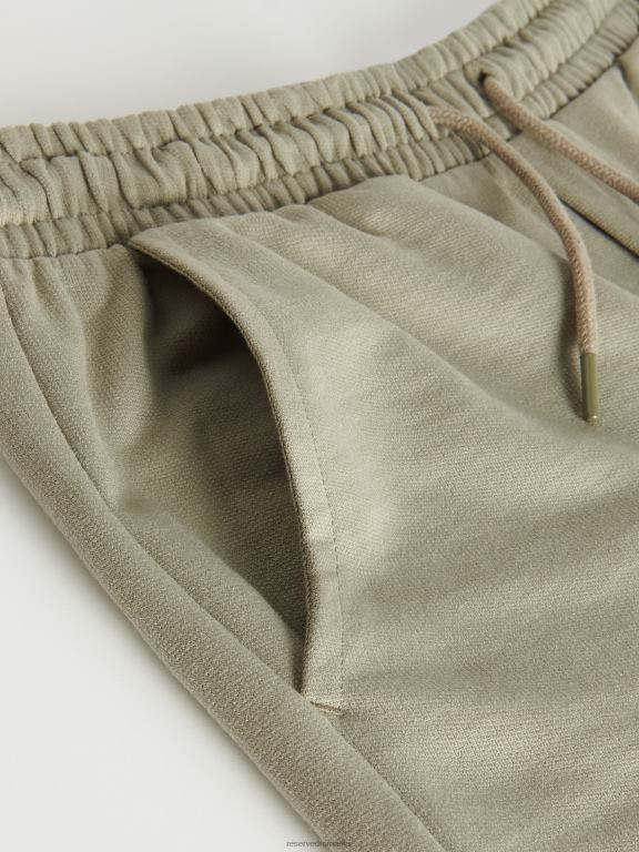 măsline Reserved bărbați îmbrăcăminte pantaloni scurți obișnuiți 648HZ1418