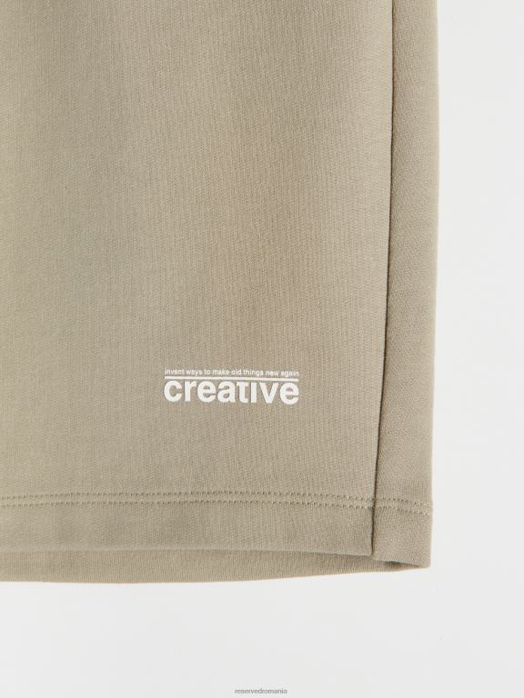 măsline ușor Reserved bărbați îmbrăcăminte transpirați joggeri obișnuiți 648HZ1431