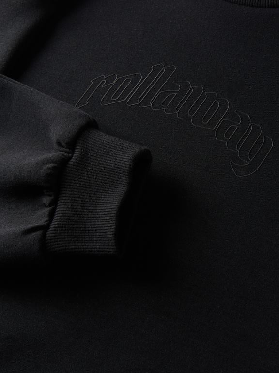 negru Reserved băieți îmbrăcăminte hanorac imprimat 648HZ2076