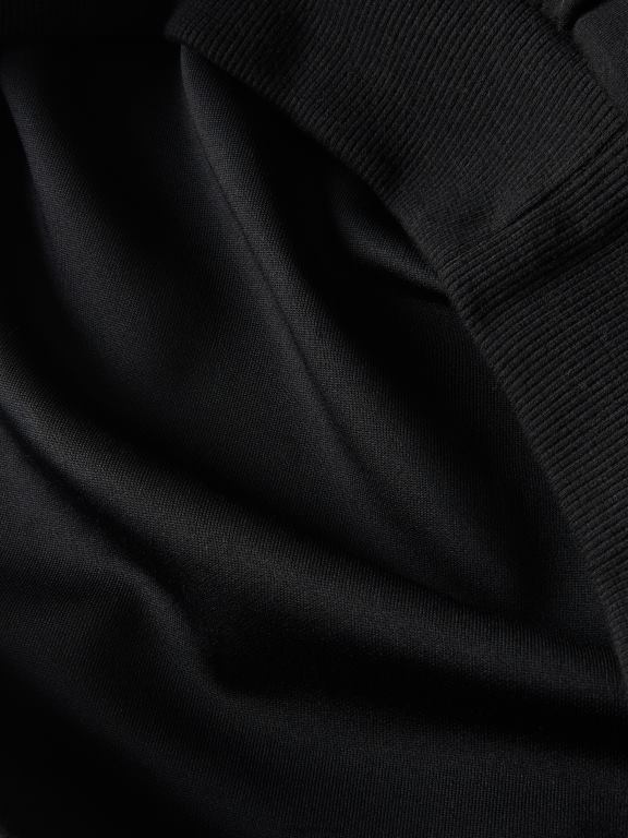 negru Reserved băieți îmbrăcăminte hanorac imprimat 648HZ2076