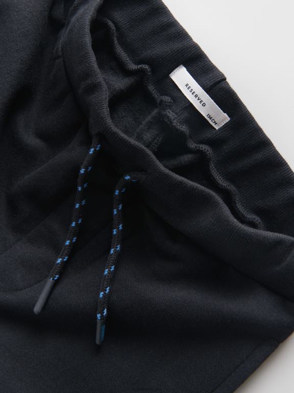negru Reserved băieți îmbrăcăminte joggeri sonici 648HZ2215