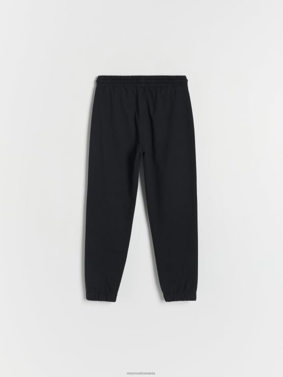 negru Reserved băieți îmbrăcăminte pantaloni de jogger 648HZ2023