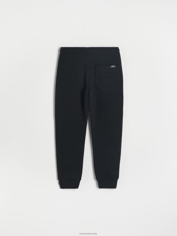 negru Reserved băieți îmbrăcăminte pantaloni de jogger pentru trening 648HZ2174