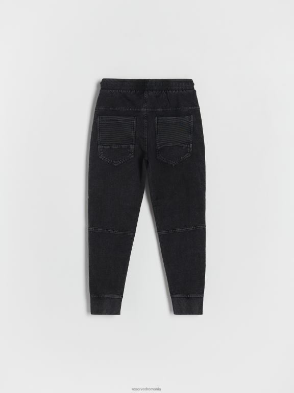 negru Reserved băieți îmbrăcăminte pantaloni de jogging transpirați 648HZ2177