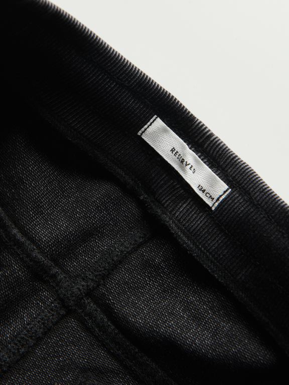 negru Reserved băieți îmbrăcăminte pantaloni de jogging transpirați 648HZ2177