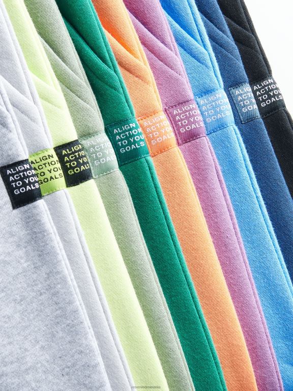 negru Reserved băieți îmbrăcăminte pantaloni de trening cu plasture 648HZ2165