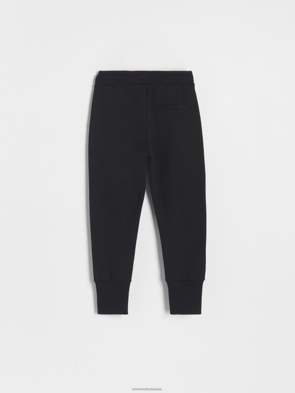 negru Reserved băieți îmbrăcăminte pantaloni de trening pokemon 648HZ2038