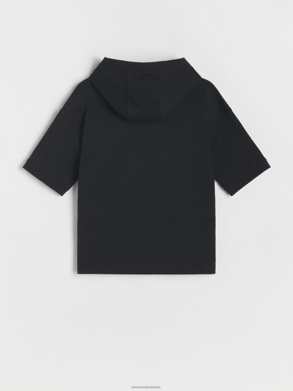 negru Reserved băieți îmbrăcăminte tricou pokemon 648HZ2030