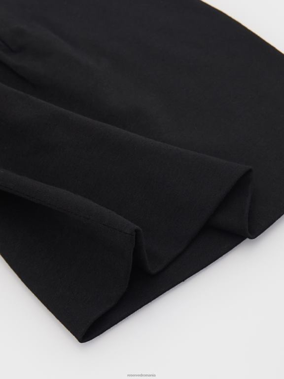 negru Reserved bărbați accesorii beanie 648HZ1660