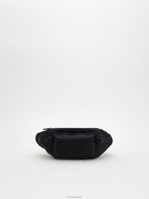 negru Reserved bărbați accesorii geantă 648HZ1679