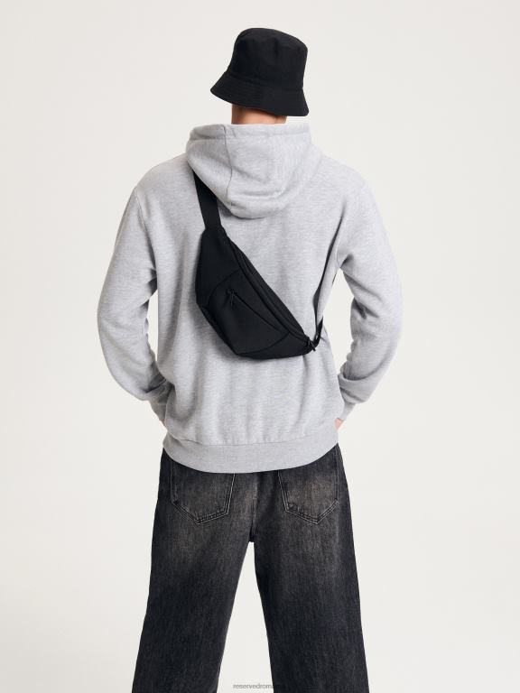 negru Reserved bărbați accesorii geantă 648HZ1687