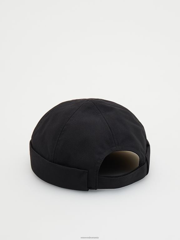 negru Reserved bărbați accesorii pălărie docker 648HZ1670