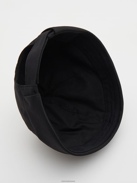 negru Reserved bărbați accesorii pălărie docker 648HZ1670