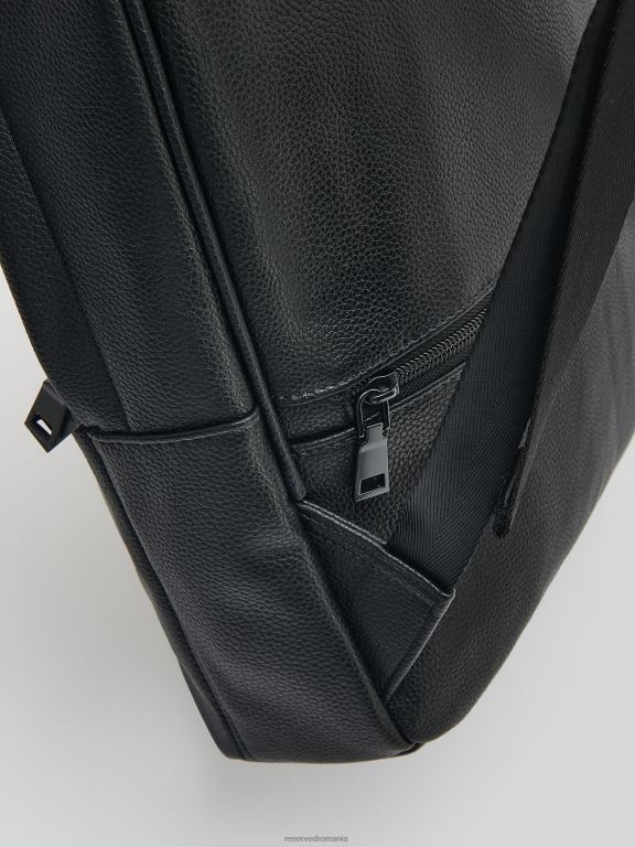 negru Reserved bărbați accesorii rucsac cu buzunar 648HZ1684