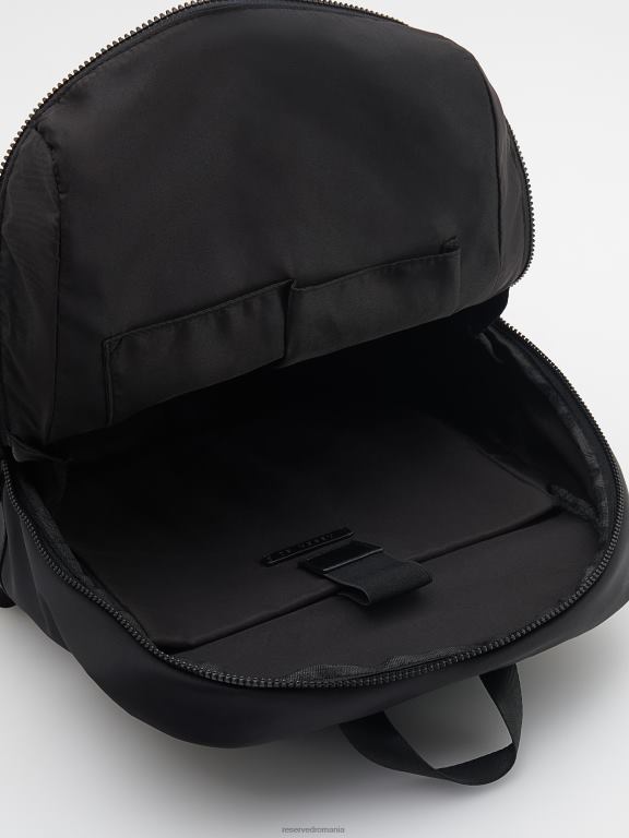 negru Reserved bărbați accesorii rucsac de mare capacitate cu buzunare 648HZ1686