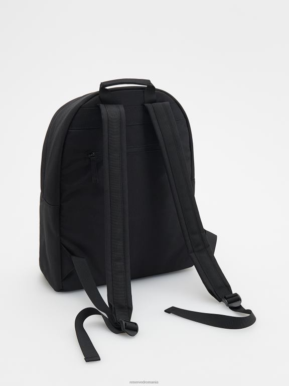 negru Reserved bărbați accesorii rucsac simplu cu maner 648HZ1681
