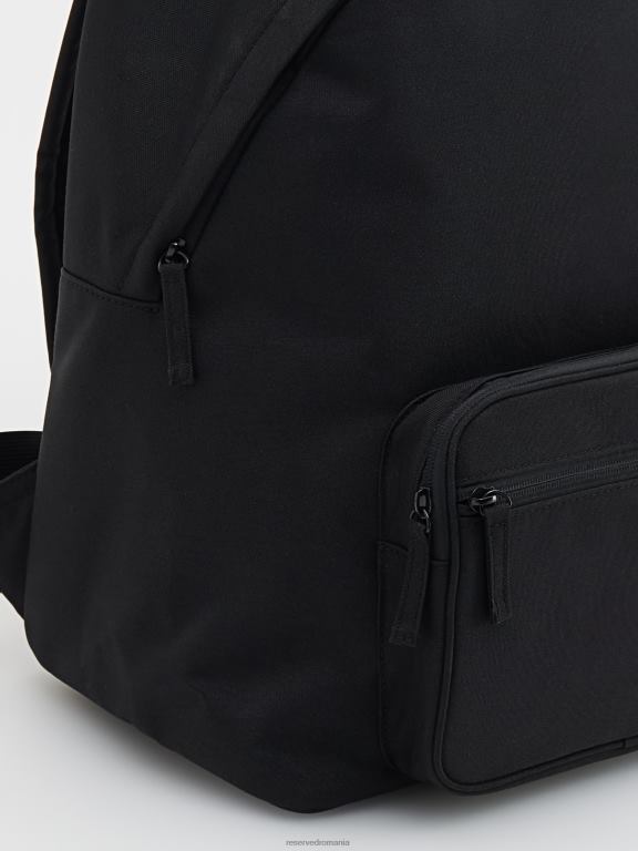 negru Reserved bărbați accesorii rucsac simplu cu maner 648HZ1681