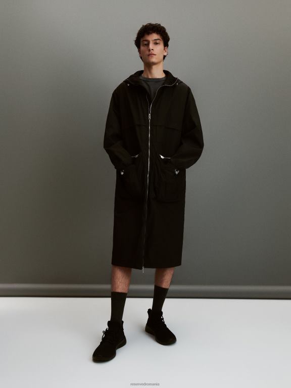 negru Reserved bărbați pantofi adidași sport 648HZ1649