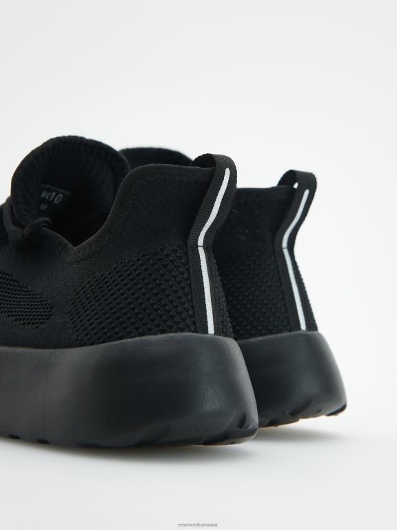 negru Reserved bărbați pantofi adidași sport 648HZ1649