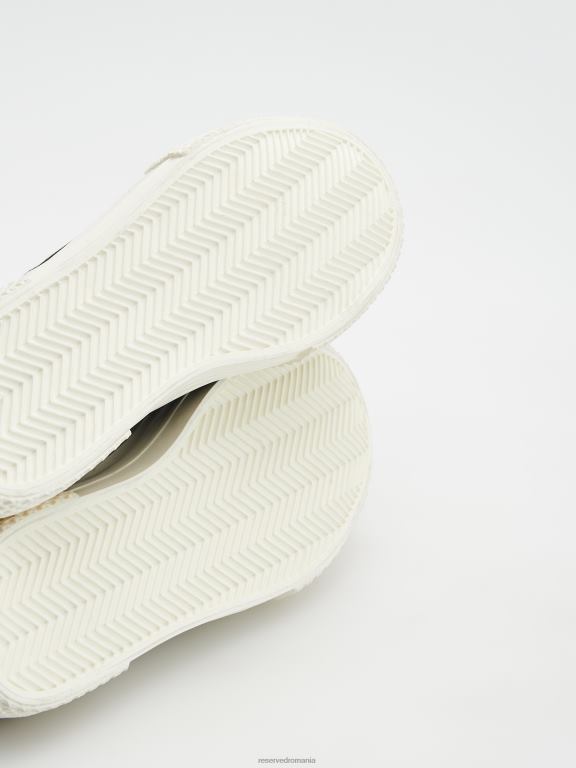 negru Reserved bărbați pantofi pantofi sport cu talpă groasă 648HZ1651