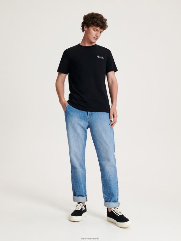 negru Reserved bărbați pantofi pantofi sport cu talpă groasă 648HZ1651