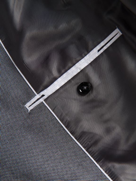 negru Reserved bărbați îmbrăcăminte blazer slim fit 648HZ1608