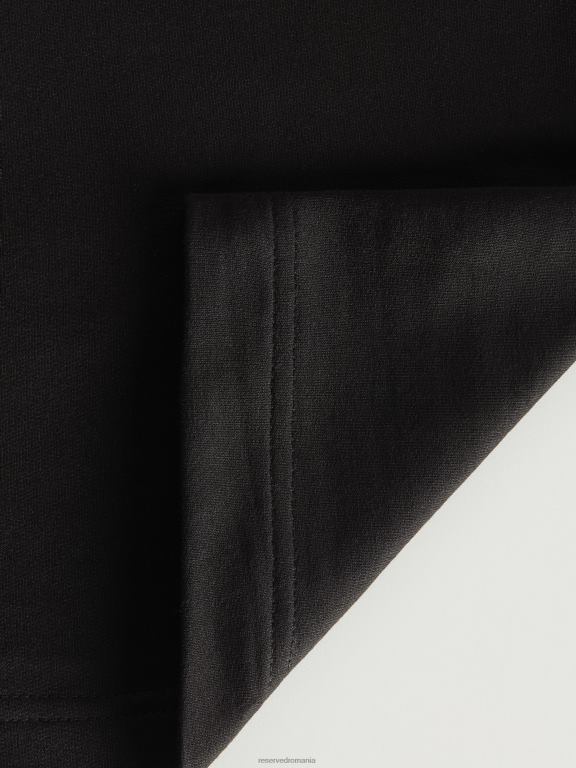 negru Reserved bărbați îmbrăcăminte pantaloni scurți obișnuiți 648HZ1411