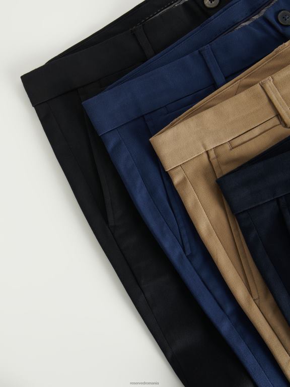 negru Reserved bărbați îmbrăcăminte pantaloni scurți subțiri 648HZ1438