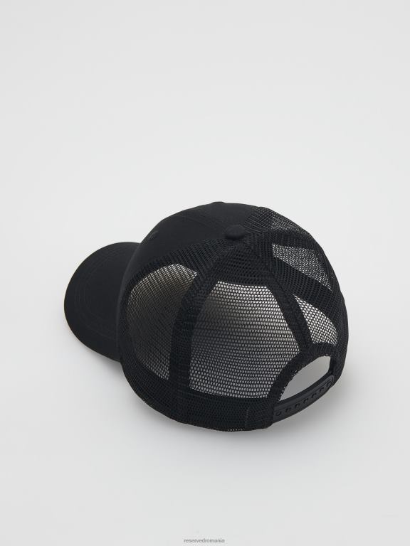 negru Reserved femei accesorii capac 648HZ1008