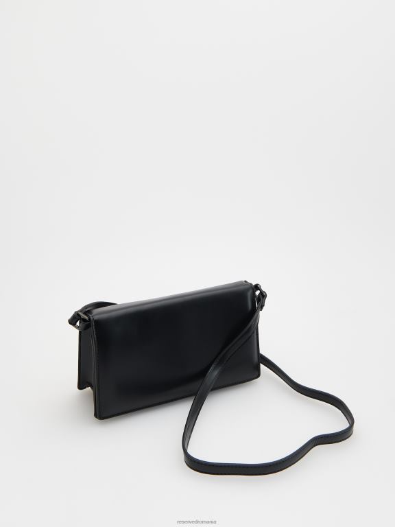 negru Reserved femei accesorii geanta crossbody 648HZ197