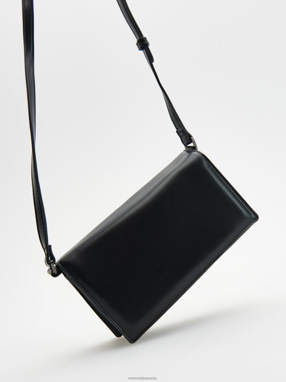 negru Reserved femei accesorii geanta crossbody 648HZ197