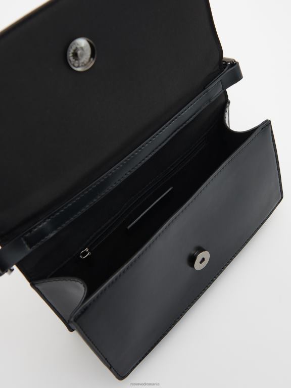 negru Reserved femei accesorii geanta crossbody 648HZ197