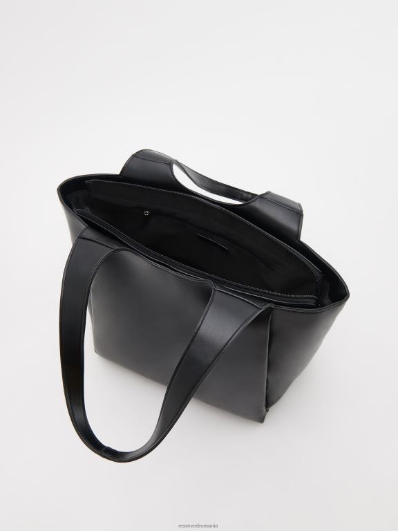 negru Reserved femei accesorii geanta cumparator 648HZ104